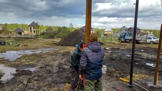 Заказать монтаж винтовых свай в Михайловка - цена под ключ с доставкой от 1850 шт